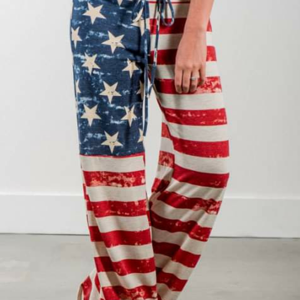 American Flag Lounge pants